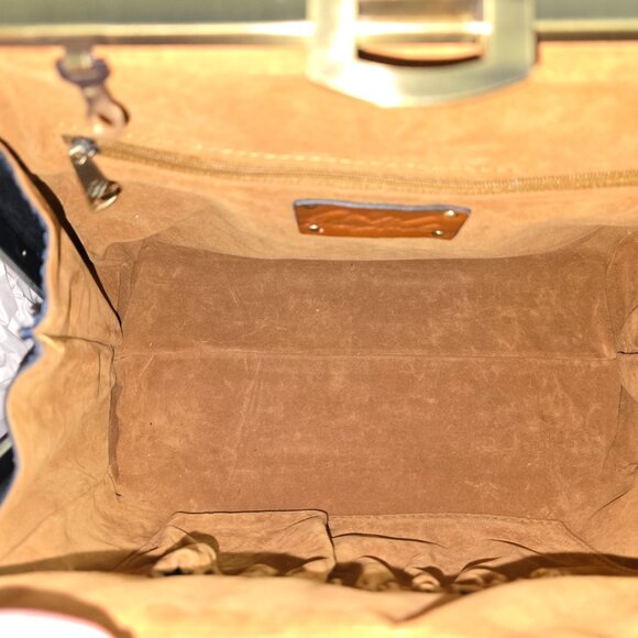 Patricia Nash Provencal Red Artesa Frame Embroidery Satchel & Coach Wallet - Picture 11 of 13